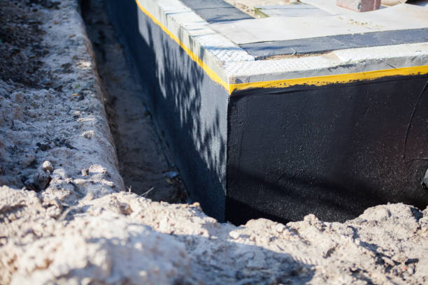 Residential Waterproofing installation at a Fords, NJ home by SJ Waterproofing Pros